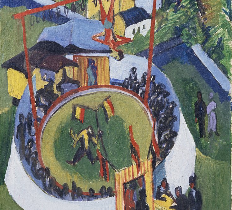 Ernst Ludwig Kirchner, Wanderzirkus, 1920