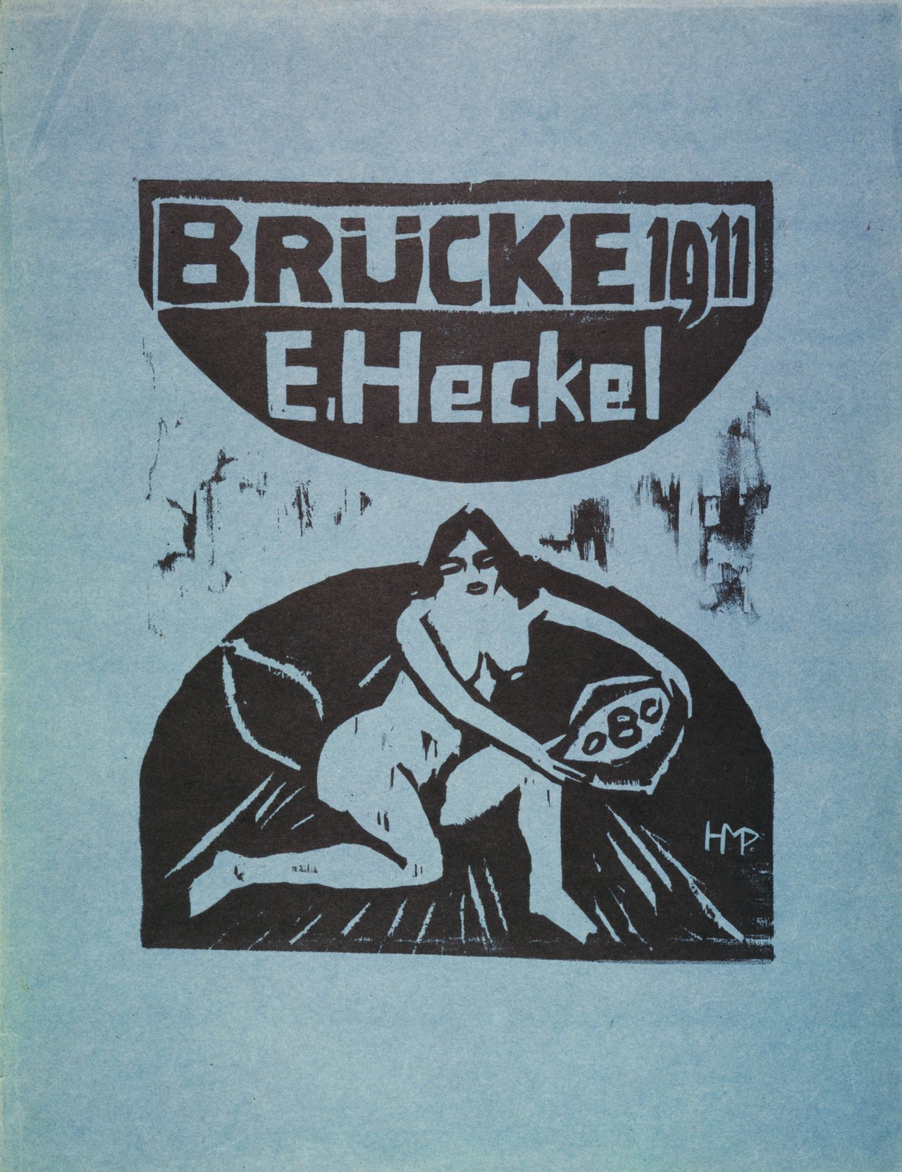 Hermann Max Pechtein (1881-1955), Titelholzschnitt der 6. Jahresmappe für Heckel, 1911, Landesmuseum Kunst & Kultur Oldenburg, Inv. 14.684