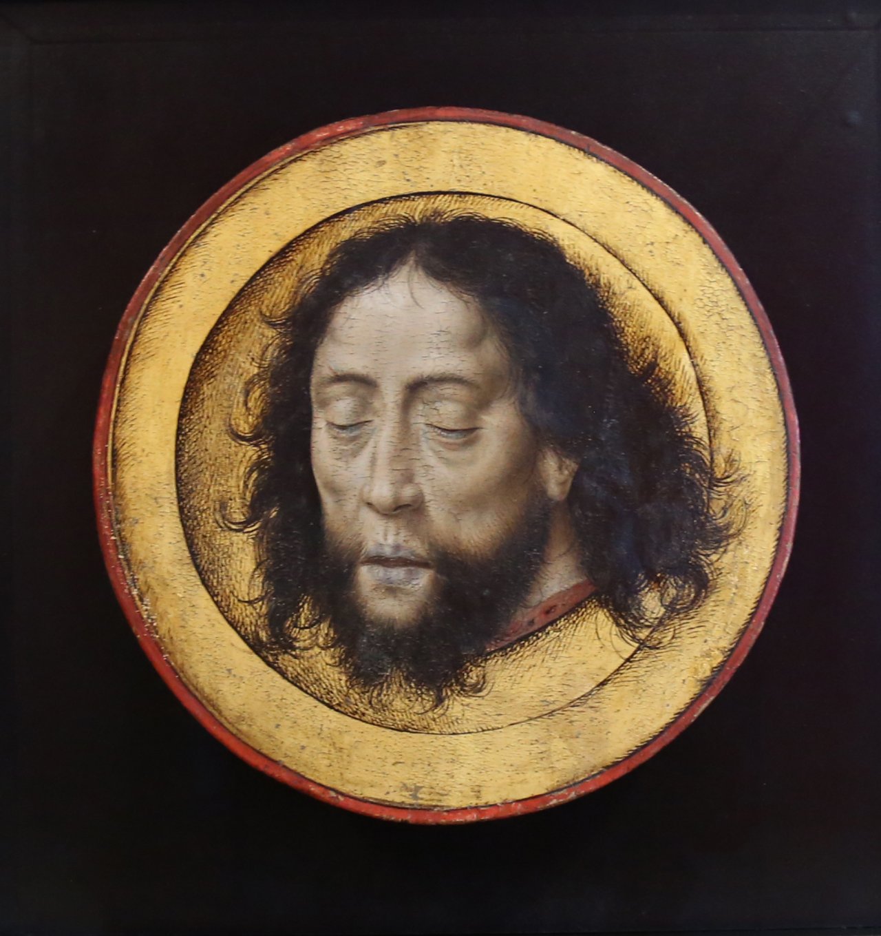 Albrecht Bouts, Johannesschüssel, 1500/1510, Gemälde, Öl auf Pappelholz
