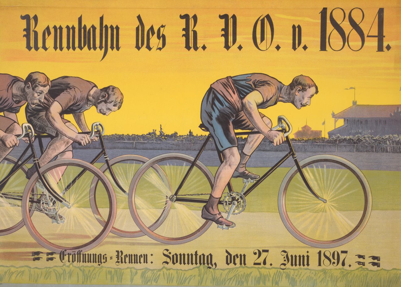 Unbekannte:r Künstler:in, Rennbahn d. R.D.O. v. 1884, 1897, Plakat