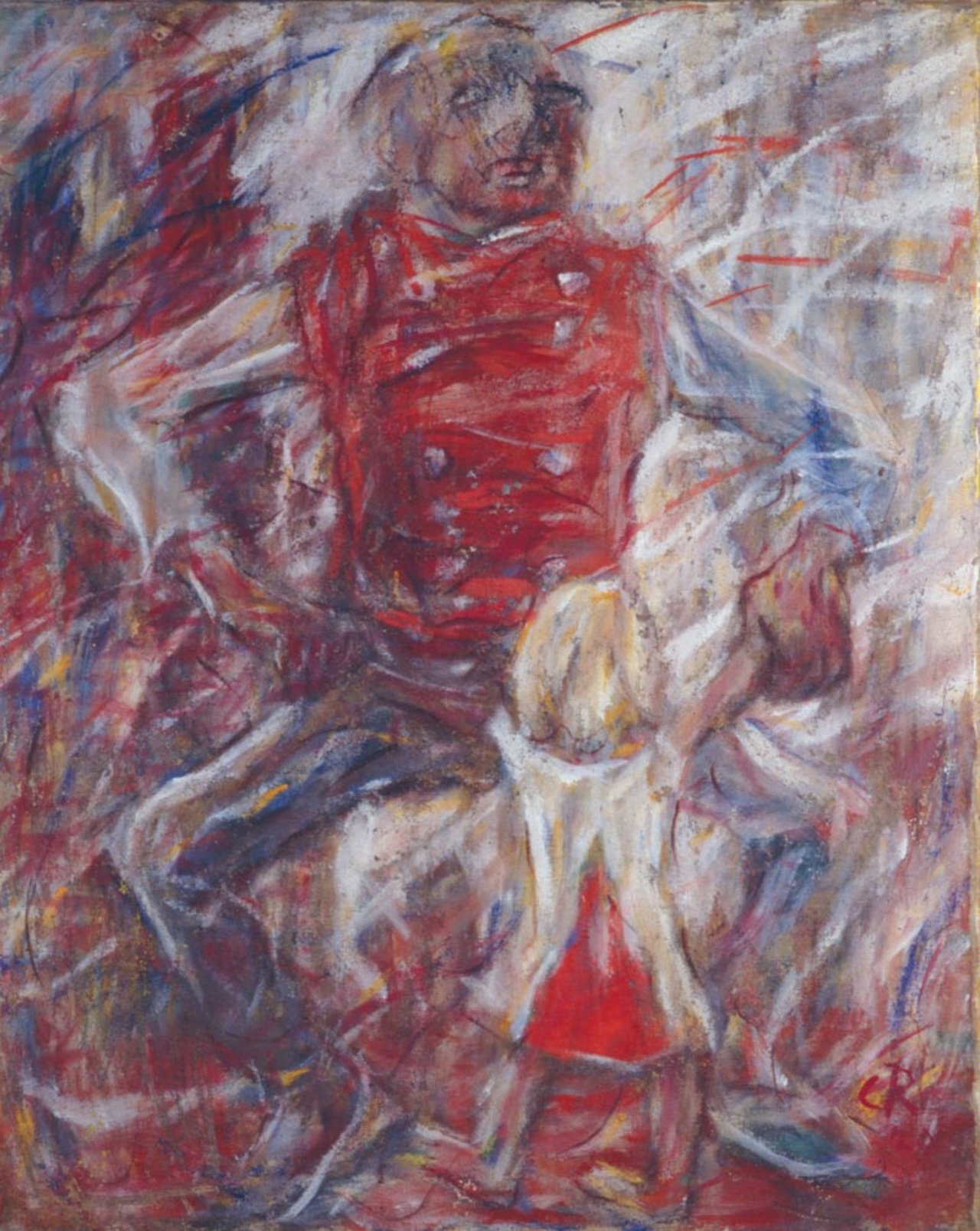 Christian Rohlfs, Tanzversuch, 1925, Gemälde, Öl auf Leinwand
