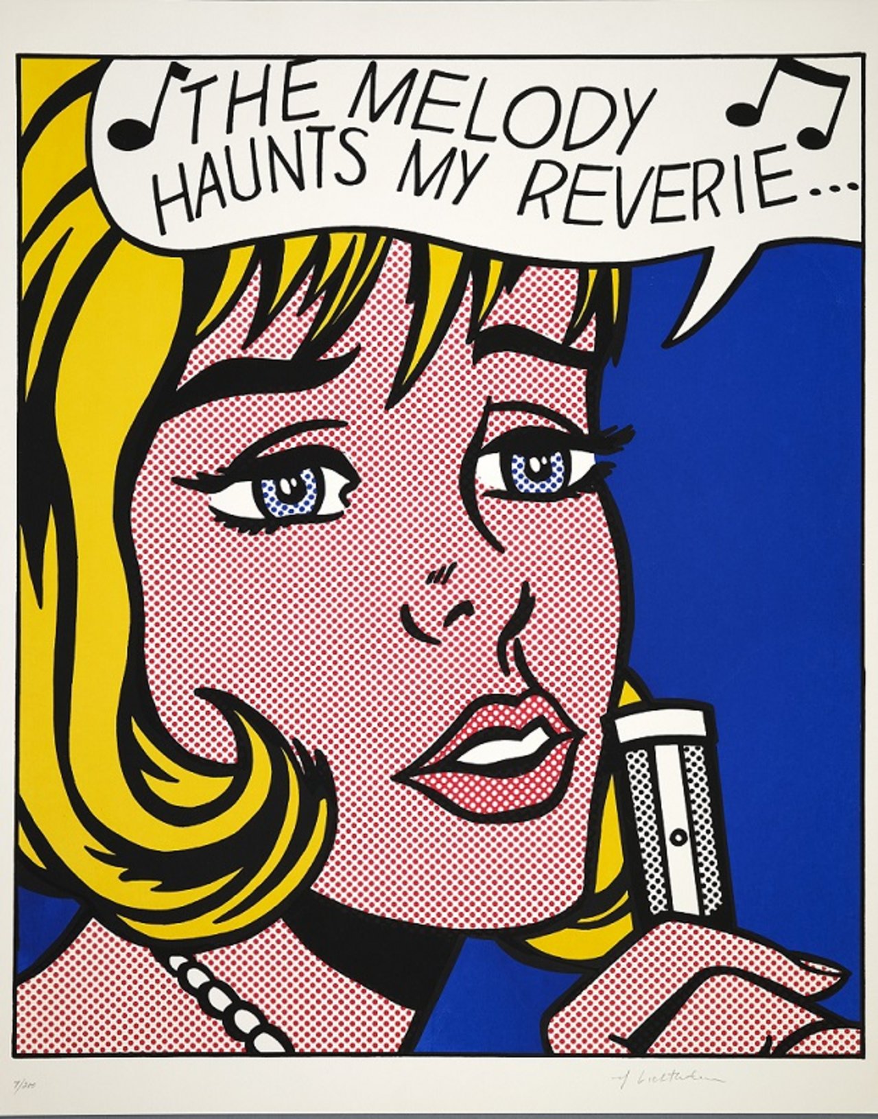 Roy Lichtenstein, The melody haunts my reverie, aus: 11 Pop Artists, Volume II, 1965, Farbserigrafie