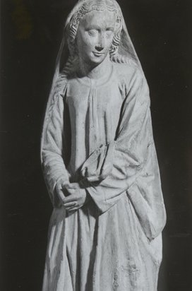 Alfred Ehrhardt, Trauernde Maria, 1940, Schwarz-Weiß-Fotografie