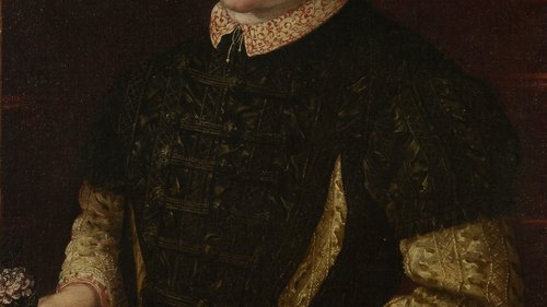 Francesco de‘ Rossi, Bildnis eines Knaben, um 1545 bis 1550, Gemälde, Öl auf Leinwand