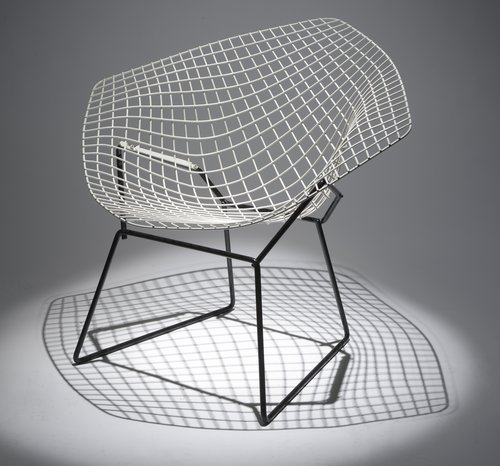 Entwurf: Harry Bertoia, Ausführung: Knoll International, Diamond Chair, 1952, Kunstgewerbe/Design, Stuhl aus Draht