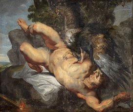 Peter Paul Rubens, Werkstatt, Der gefesselte Prometheus, um 1613/14, Gemälde, Öl auf Leinwand