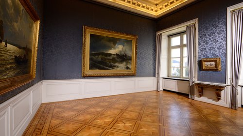 Raumansicht: Blauer Salon im Oldenburger Schloss