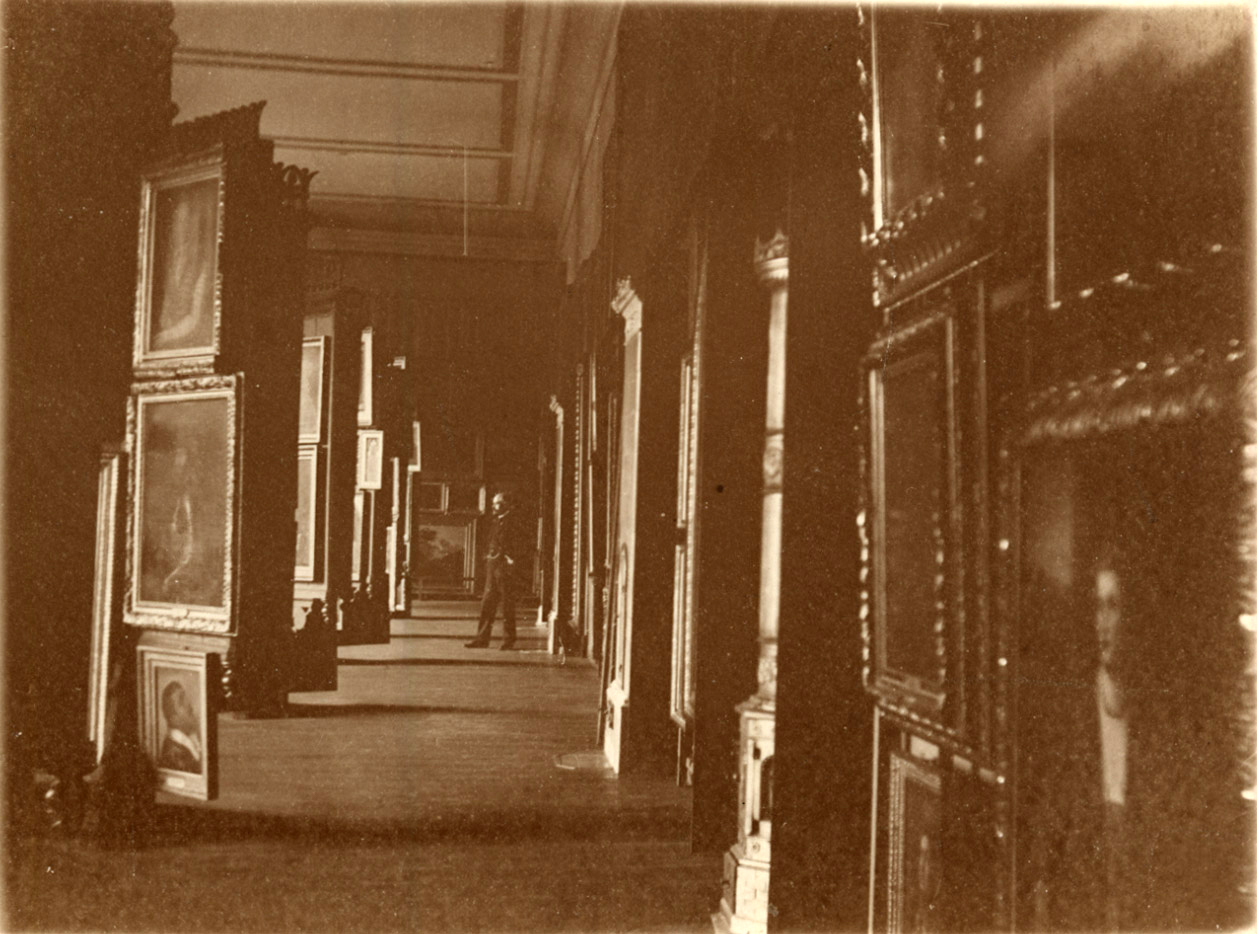 Historische Fotografie der Großherzoglichen Galerie, um 1900
