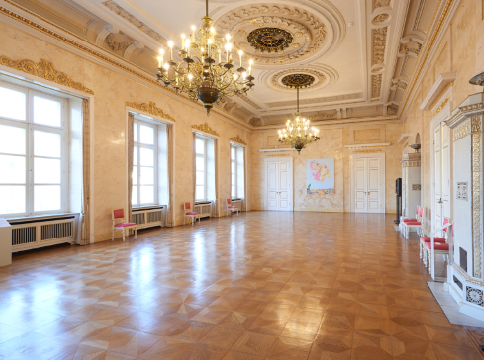 Raumansicht: Marmorsaal im Oldenburger Schloss