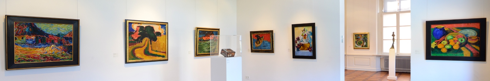 Blick in den Ausstellungsraum mit Werken des Deutschen Expressionismus, Landesmuseum für Kunst und Kulturgeschichte Oldenburg