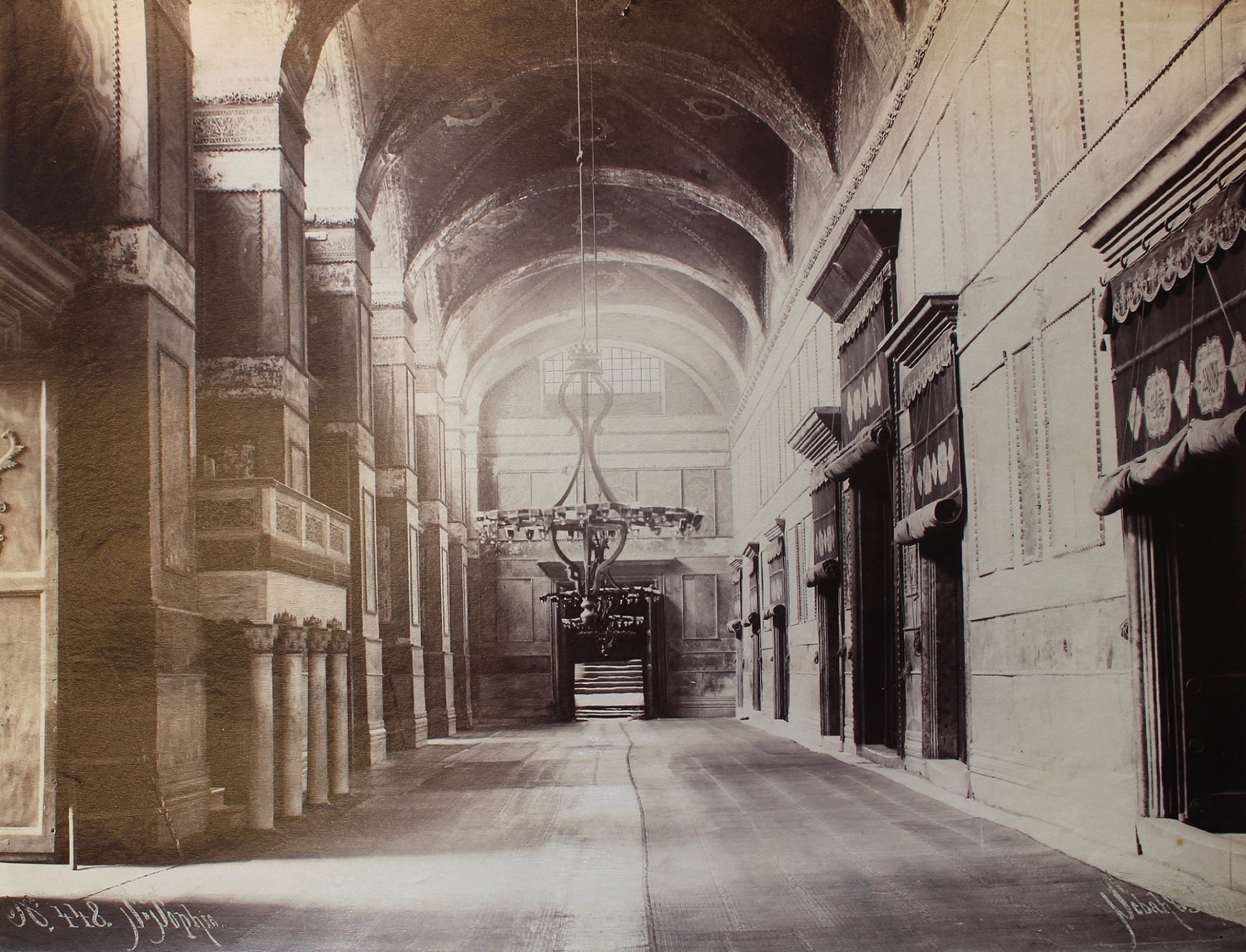 Hagia Sophia, Istanbul, 1890, Fotografen: Sébah & Joaillier, Historisches Fotoarchiv Landesmuseum Oldenburg
