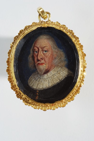 Wolfgang Heimbach, Porträtminiatur Graf Anton Günthers, um 1665, Landesmuseum Oldenburg